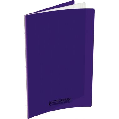 Conquerant Cahiers Polypro bloc-notes 96 feuilles Violet