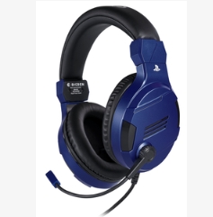 Bigben Interactive PS4OFHEADSETV3G Casque Avec fil Arceau Jouer Bleu