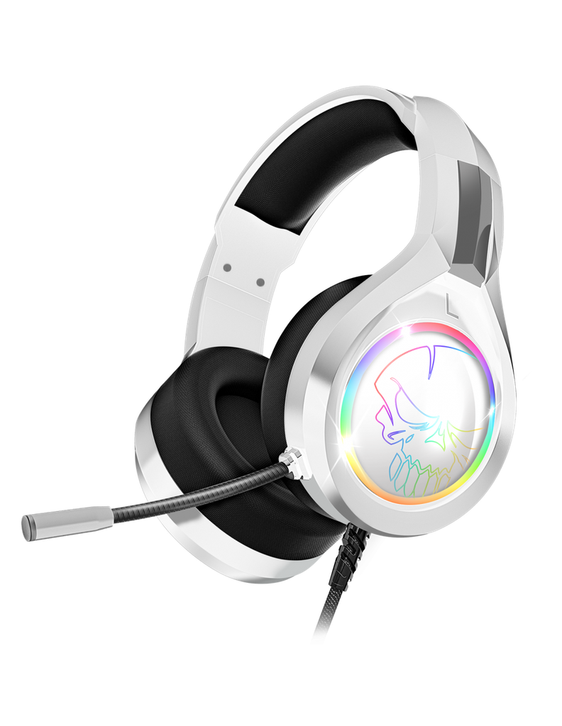 Spirit of Gamer MIC-PH3SW2 Casque Avec fil Arceau Appels/Musique Noir, Blanc