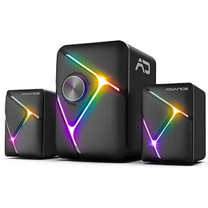 Spirit of Gamer SP-5200 set d'enceintes 11 W Universel Noir 2.1 canaux Bluetooth