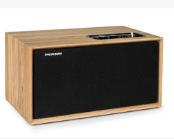 Thomson WS502 ensemble audio pour la maison Système micro audio domestique Noir, Bois