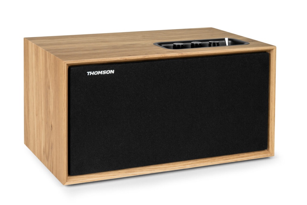 Thomson WS502 ensemble audio pour la maison Système micro audio domestique Noir, Bois