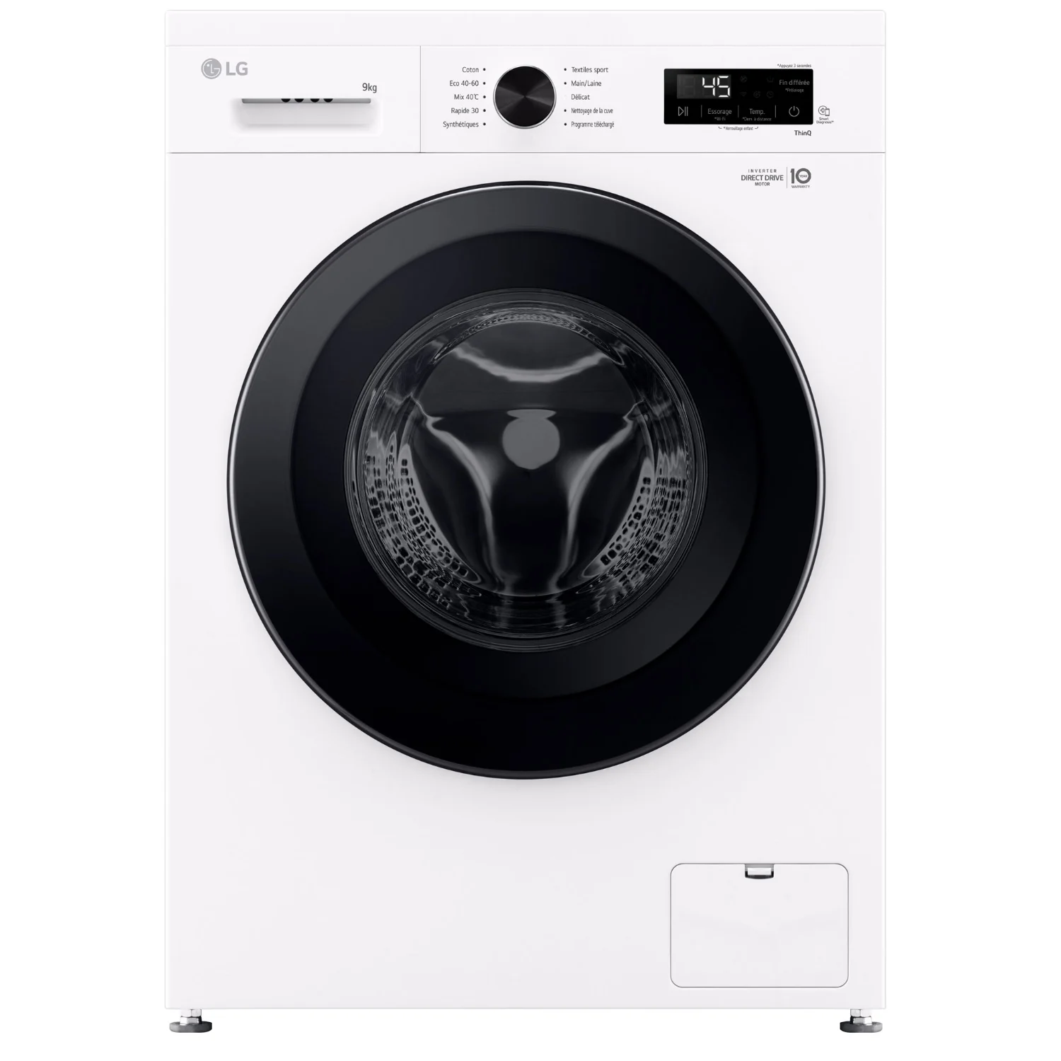 LG F94B15WH machine à laver Charge avant 9 kg 1310 tr/min Blanc