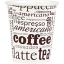 Sac de 50 gobelets en carton avec écritures 28cl