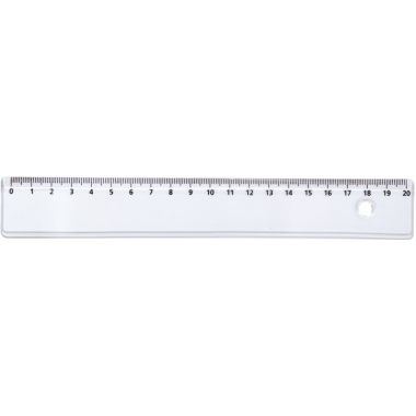 Wonday FTE200062 règle Règle de bureau 200 mm Plastique Transparent