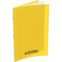 Conquerant Cahiers Polypro bloc-notes 96 feuilles Jaune