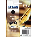 Epson STYLO PLUME / 16 cartouche jet d'encre noire authentique (T162140)