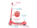 FLYBLADE Trottinette électrique enfant