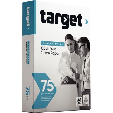 Ramette de 500 feuilles format A4 75g blanc TARGET PROFESSIONAL