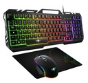 Spirit of Gamer PRO MK5 clavier Souris incluse USB AZERTY Français Noir