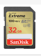 SanDisk Extreme 32 Go SDXC UHS-I Classe 10