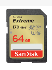 SanDisk Extreme 64 Go SDXC UHS-I Classe 10