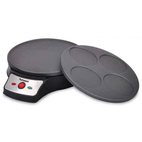 Techwood TCP-217 appareil à crêpes 4 crèpe(s) 1000 W Noir