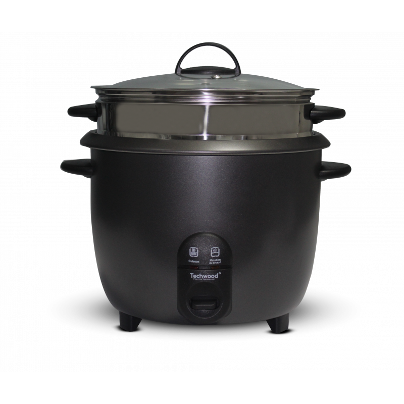 TECHWOOD Cuiseur Riz 2.5L Noir