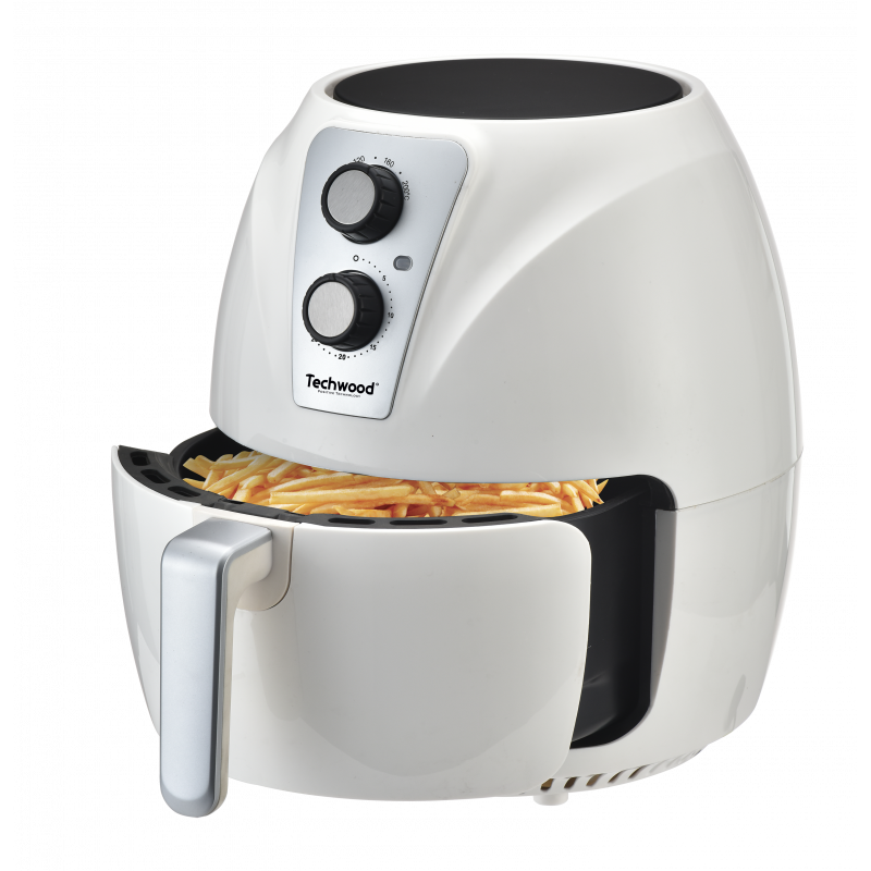 Techwood TFR-301SH friteuse Unique 3 L Autonome 1300 W Friteuse sans huile Blanc