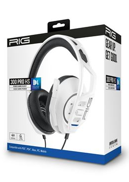 NACON RIG 300 PRO HS Casque Avec fil Arceau Gaming Blanc