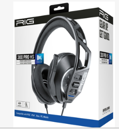 Casque NACON RIG 300 PRO HS Casque Avec fil Arceau Jouer Noir