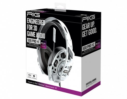 NACON RIG 500 PRO HC GEN2 Casque Avec fil Arceau Gaming Blanc