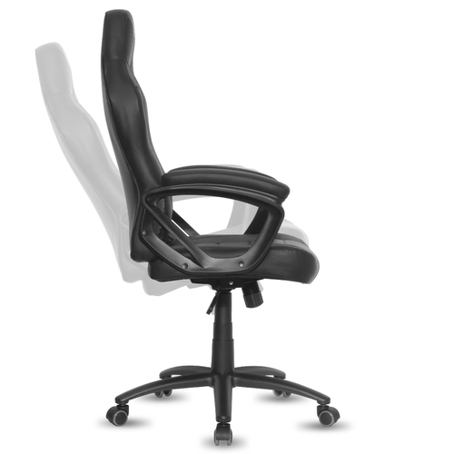 Spirit of Gamer Fighter Siège de jeu sur PC Siège rembourré Noir