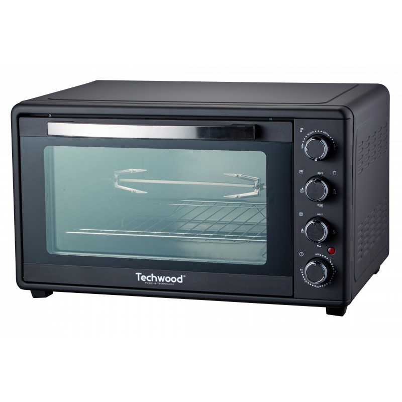 TECHWOOD Four Electrique Tourne Broche 60 L