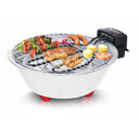 Techwood TBQ-801 barbecue et grill Ensemble de cuisson Electrique Acier inoxydable, Blanc 1250 W