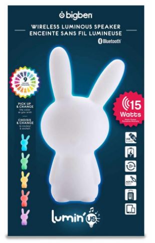 Bigben Interactive BTLSRABBIT haut-parleur portable et de fête Blanc 15 W