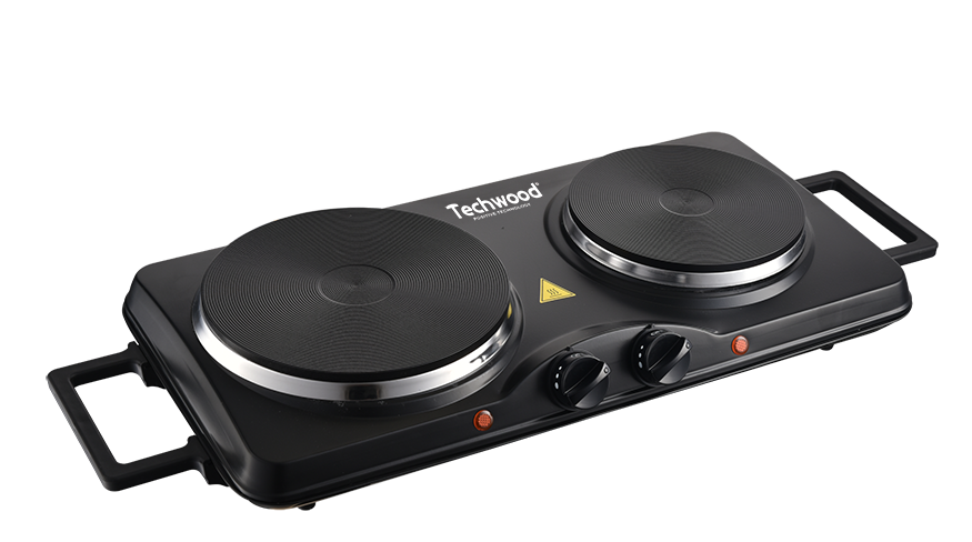 TECHWOOD Double plaque électri