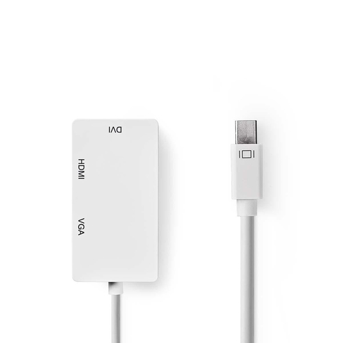 Nedis CCGP37465WT02 câble vidéo et adaptateur 0,2 m Mini DisplayPort VGA (D-Sub) Blanc