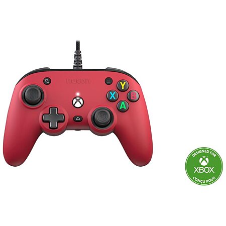 NACON Pro Compact Rouge USB Manette de jeu Analogique/Numérique Xbox Series S, Xbox Series X, PC, Xbox One