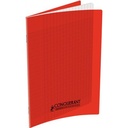 Conquerant Cahiers Polypro bloc-notes 32 feuilles Rouge