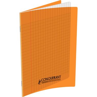 Conquerant Cahiers Polypro bloc-notes 32 feuilles Orange