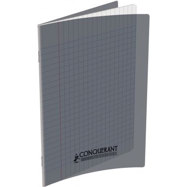 Conquerant Cahiers Polypro bloc-notes 48 feuilles Gris
