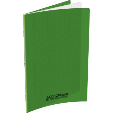 Conquerant Cahiers Polypro bloc-notes 96 feuilles Vert