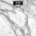 TECHWOOD Pèse personne digital blanc marbre