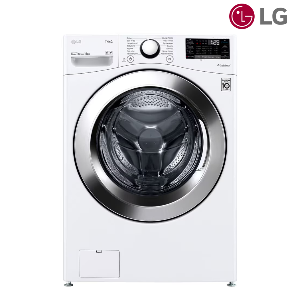 LG Machine à laver - 15kg - Blanc