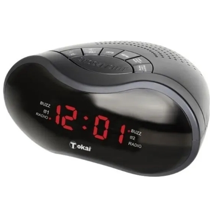Radio Réveil FM - Tokai - Noir