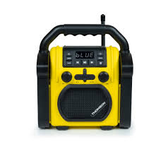 Thomson WKR50BT Radio portable Analogique Noir, Jaune
