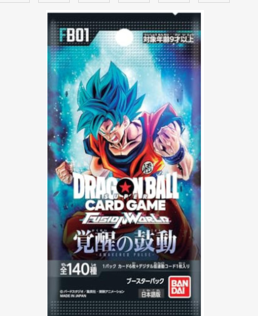24 Dragon Ball Super Card Game1 boosters - Fusion World FB01 JAPONAIS