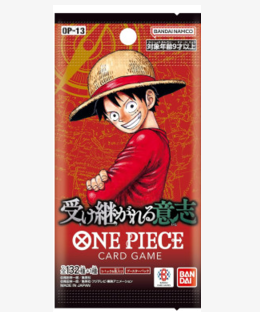 24 One Piece - 1 Booster JAP -  Carrying on his Will - OP-13 