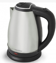 Esperanza TUGELA Elektrischer Wasserkocher 1,8L bouilloire 2200 W Noir, Acier