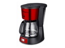 TECHWOOD Cafetiére Programmable 12 T iNOX ROUGE