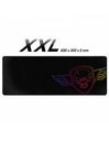 Spirit of Gamer Darkskull - XXL Tapis de souris de jeu Noir, Bleu, Rouge, Jaune