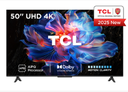 TCL V6C 50V6C TV 127 cm (50") 4K Ultra HD Smart TV Wifi Métallique 260 cd/m²
