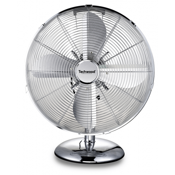 TECHWOOD Ventilateur de table Inox