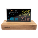Thomson CT610 station météo numérique Bois LCD AC/Batterie