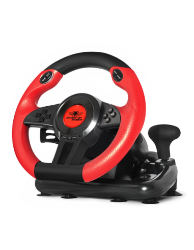 Spirit of Gamer Race Wheel Pro 1 Noir, Rouge USB Volant + pédales Analogique/Numérique PC