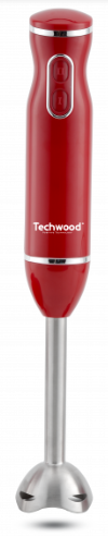 TECHWOOD Mixeur Plongeant 600W ROUGE