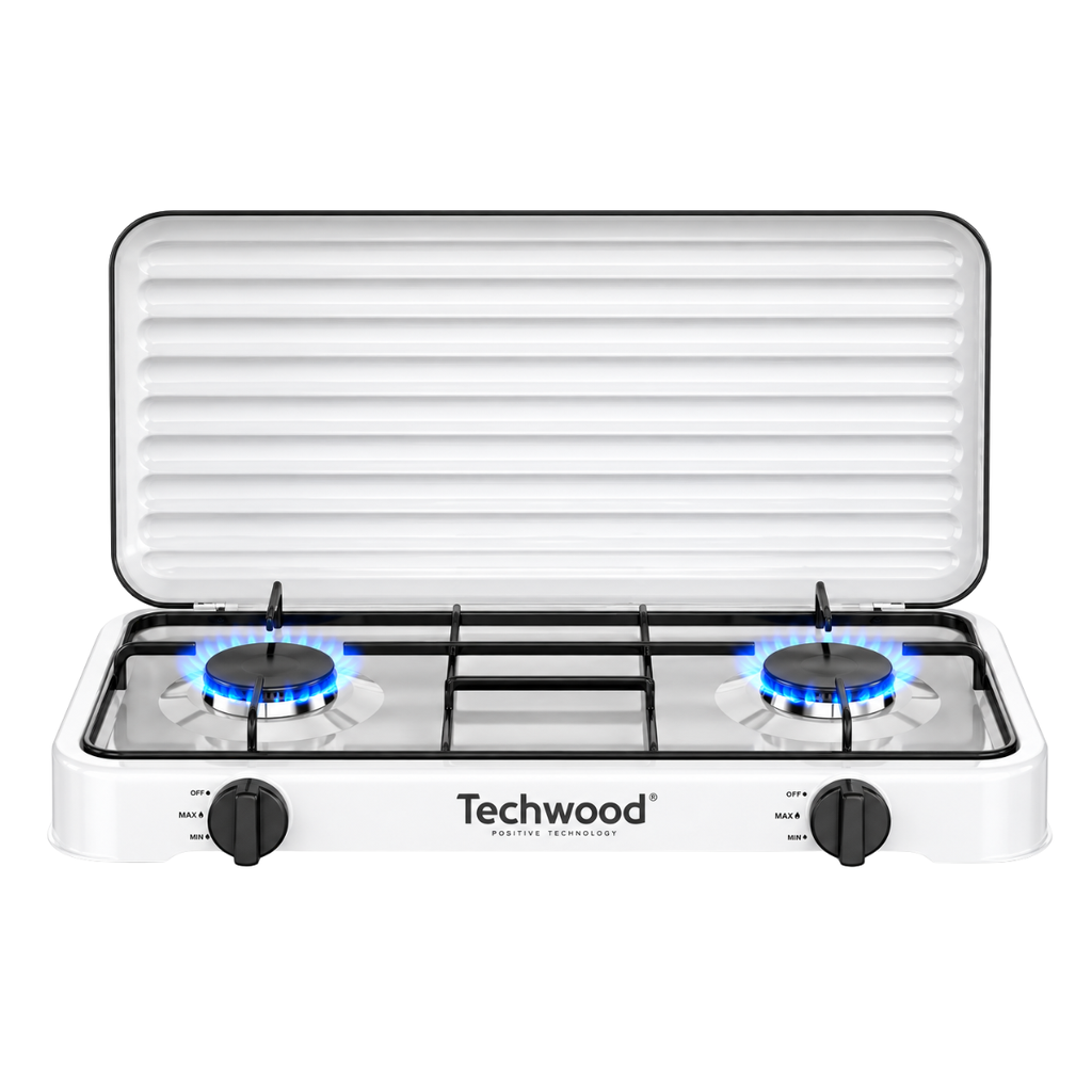 TECHWOOD RECHAUD GAZ 2 FEUX 2KW TPE200
