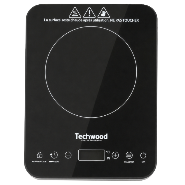 TECHWOOD Plaque induction 1 feu 2000W