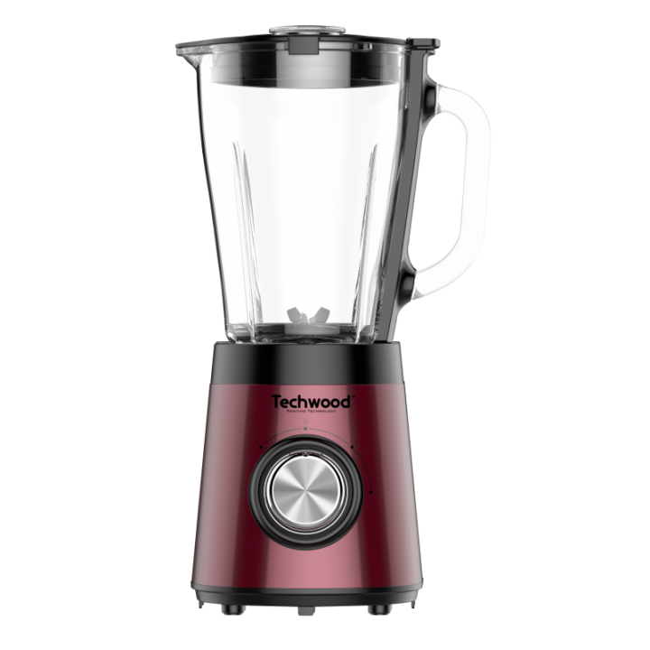TECHWOOD Blender inox roug 1.5L 500w Bol verre